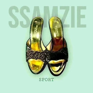 SSAMZIE MOBWIFE 4 INCH HEELS SIZE 245 (US 7.5)